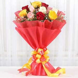 10 Mixed Roses Bunch